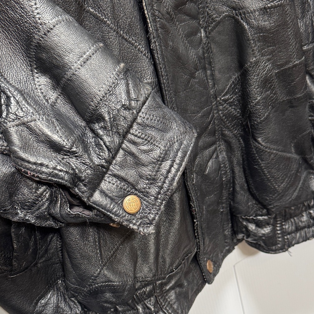 Rio Las Vegas Patchwork Leather Jacket - image 4